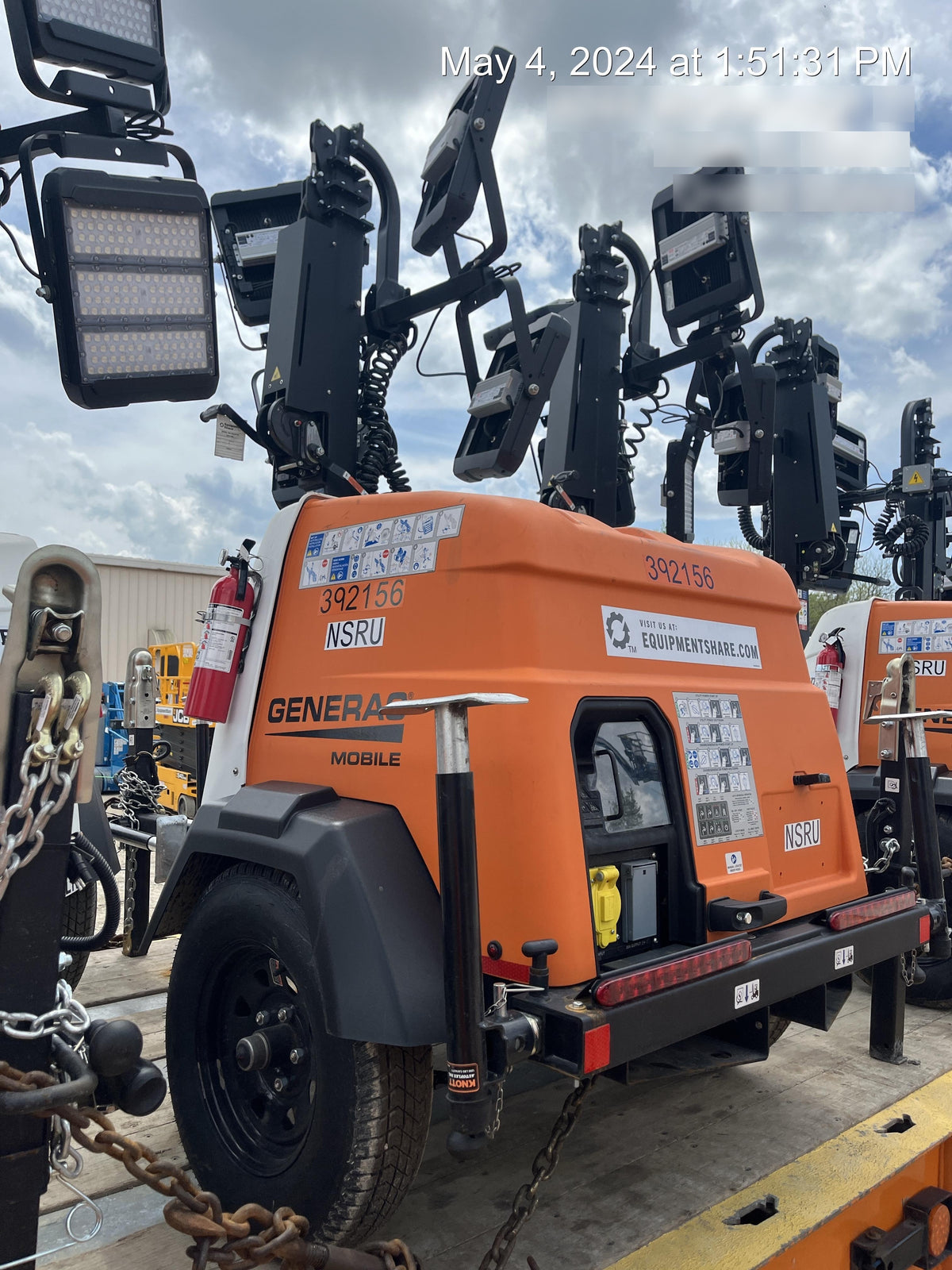 2024 Generac MLT2 Diesel, Flex Switch 120V Input, Powerzone Controller, 
(4) 320W LED Lights, 4kW Generator, 39.9 Gal Fuel Tank, 2" Ball, T3