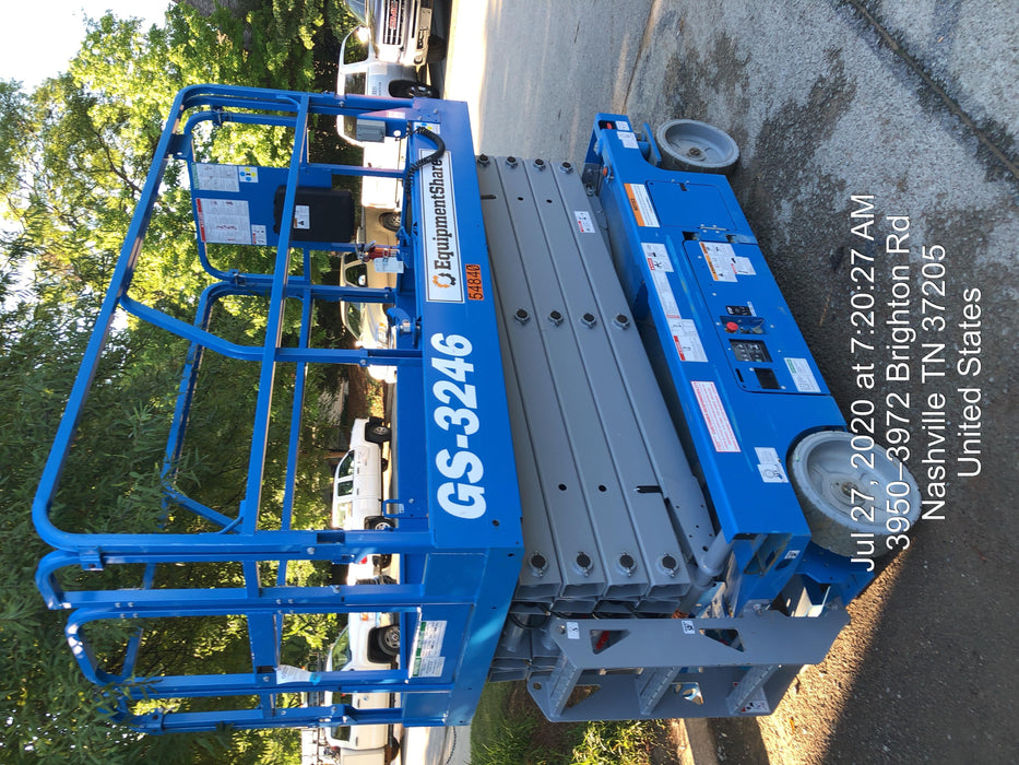 2019 Genie GS-3246 Folding rails with full height swing gate