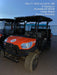2022 Kubota RTV-X1140W-H Plastic Canopy, Windshield Acrylic Clear, LED Strobe Light, Wire Harness Kit, Back up Alarm