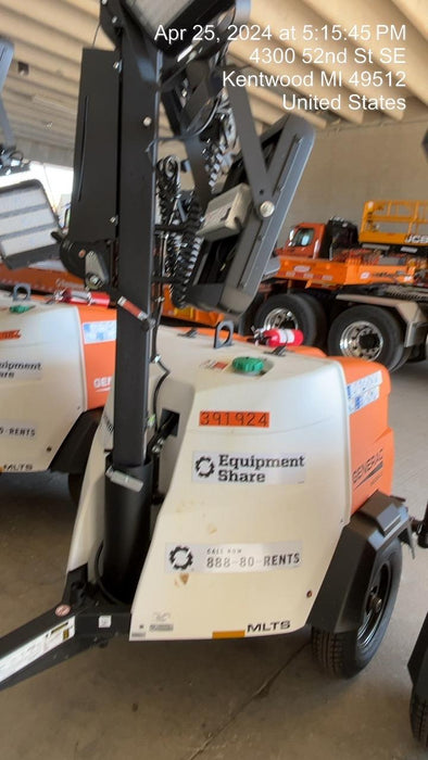 2024 Generac MLT2 Diesel, Flex Switch 120V Input, Powerzone Controller, 
(4) 320W LED Lights, 4kW Generator, 39.9 Gal Fuel Tank, 2" Ball, T3