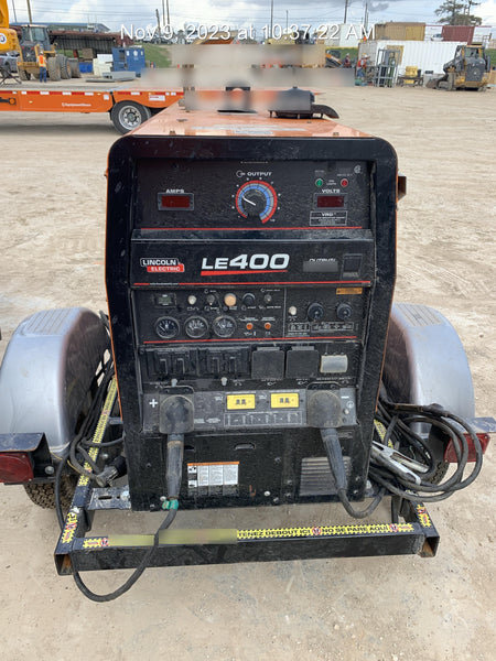 2022 Lincoln Electric LE400 Kubota V1505, Trlr, Cable Rack, Light Kit, ES Decals, T3
