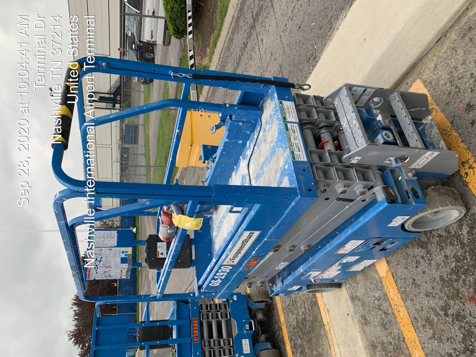 2019 Genie GS-1930 Fixed Rails with Chain Entry