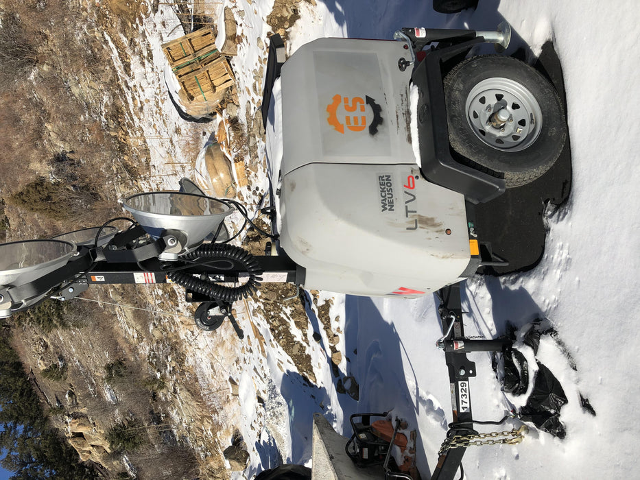 Wacker Neuson LTV6K-MH Wacker Neuson LTV6K Mobile Light Tower w/Fuel Level Sensor Installed