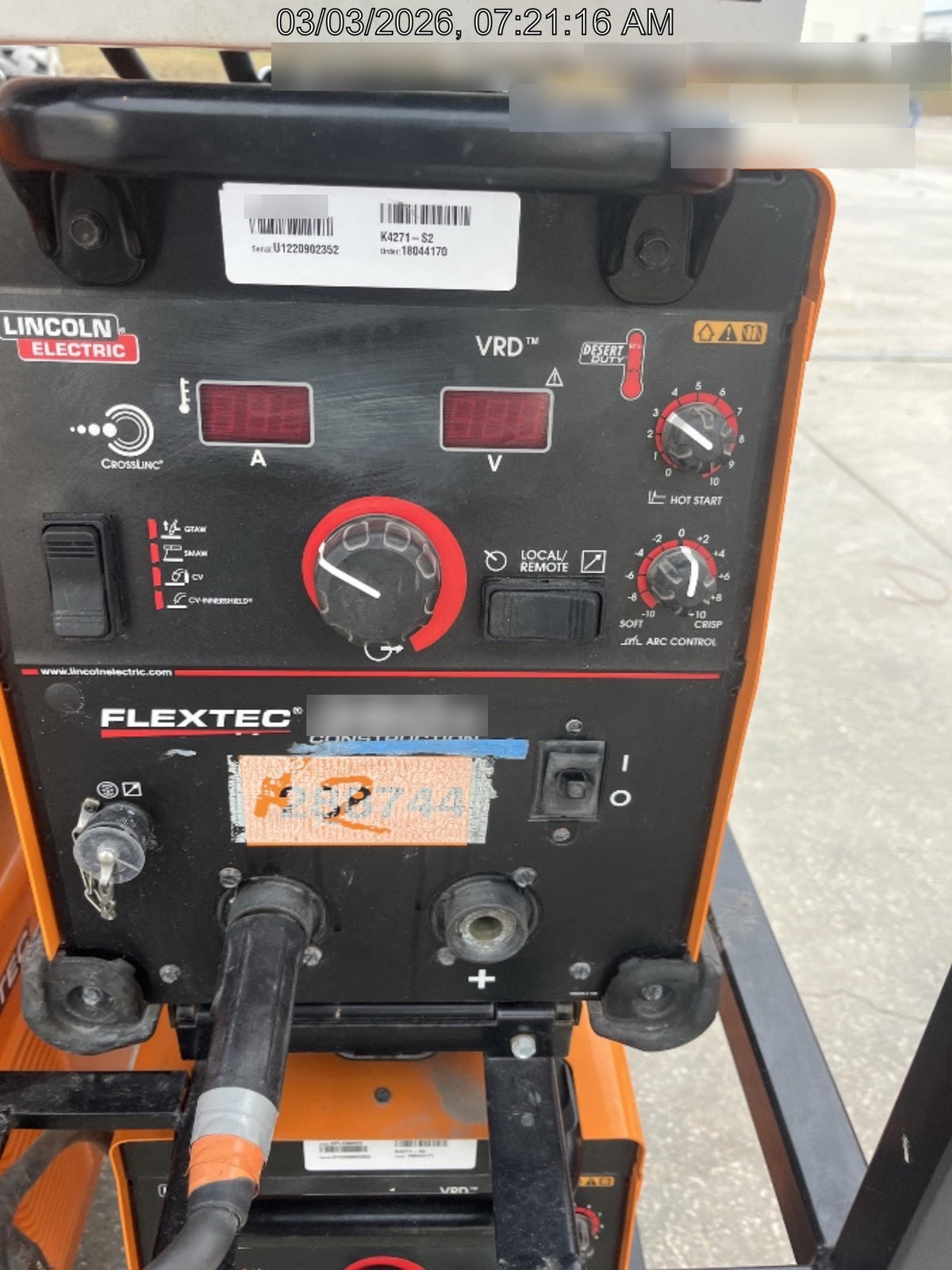 2022 LINCOLN ELECTRIC FLEXTEC 350X