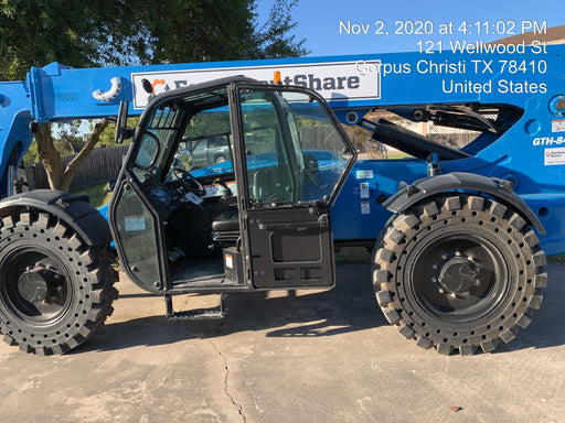 2020 Genie GTH-844 Cab/Heat/Air, Solid Tires, Work Lights, Beacon, Aux Hydraulics, Back up Alarm, Lifting Eye