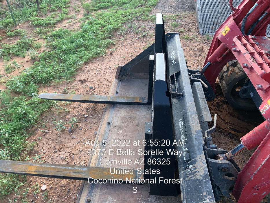 2021 FEMA 72" Skid Steer Forks FEMA