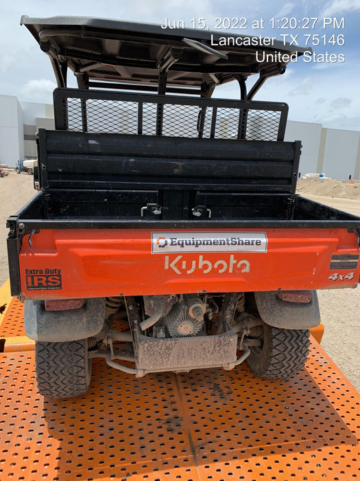 2021 Kubota RTV-X1140W-H Plastic Canopy, Windshield Acrylic Clear, LED Strobe Light, Wire Harness Kit, Back up Alarm