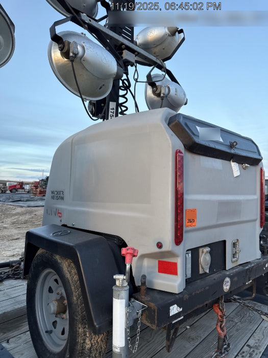 2018 Wacker Neuson LTV6K-MH Wacker Neuson LTV6K Mobile Light Tower w/Fuel Level Sensor Installed
