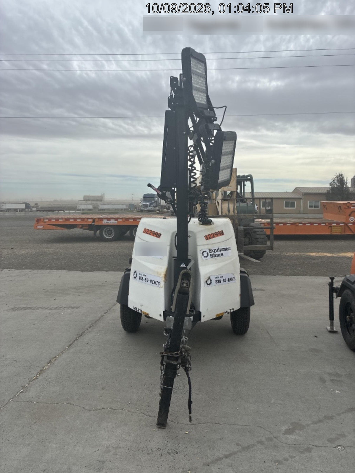 2023 Generac MLT2 Diesel, Flex Switch 120V Input, Powerzone Controller, (4) 320W LED Lights, 4kW Generator, 39.9 Gal Fuel Tank, 2" Ball, T3