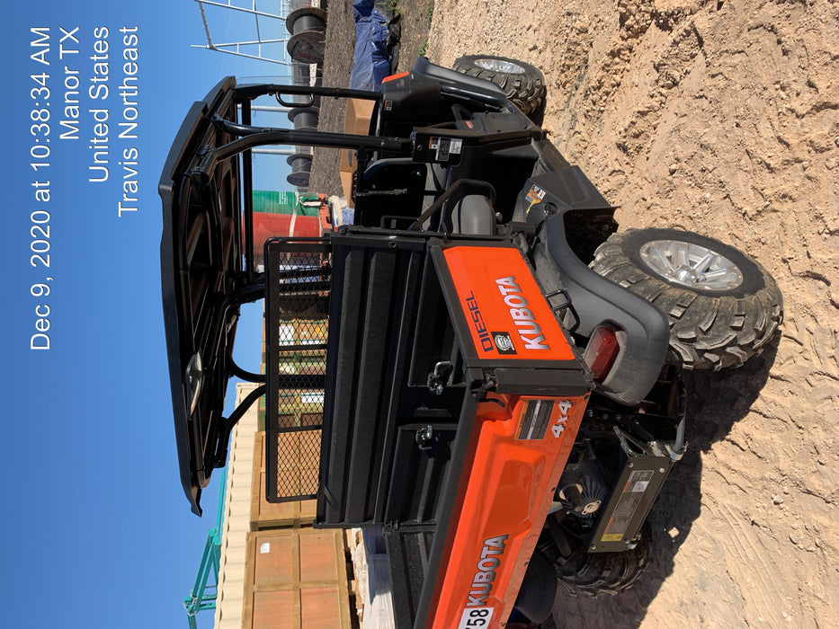 Kubota RTV-X1140WL-AS 4WD, LED Strobe, Windshield Acrylic Clear, Plastic Canopy, Wire Harness Kit, Backup Alarm, Bed Liner