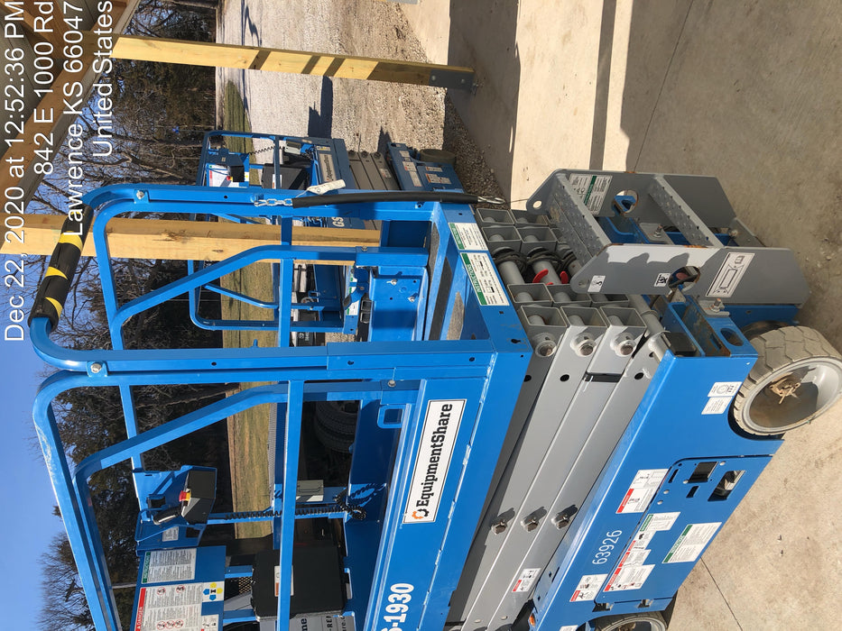 2020 Genie GS-1930 Standard Machine