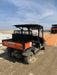 2021 Kubota RTV-X1140W-H Plastic Canopy, Windshield Acrylic Clear, LED Strobe Light, Wire Harness Kit, Back up Alarm