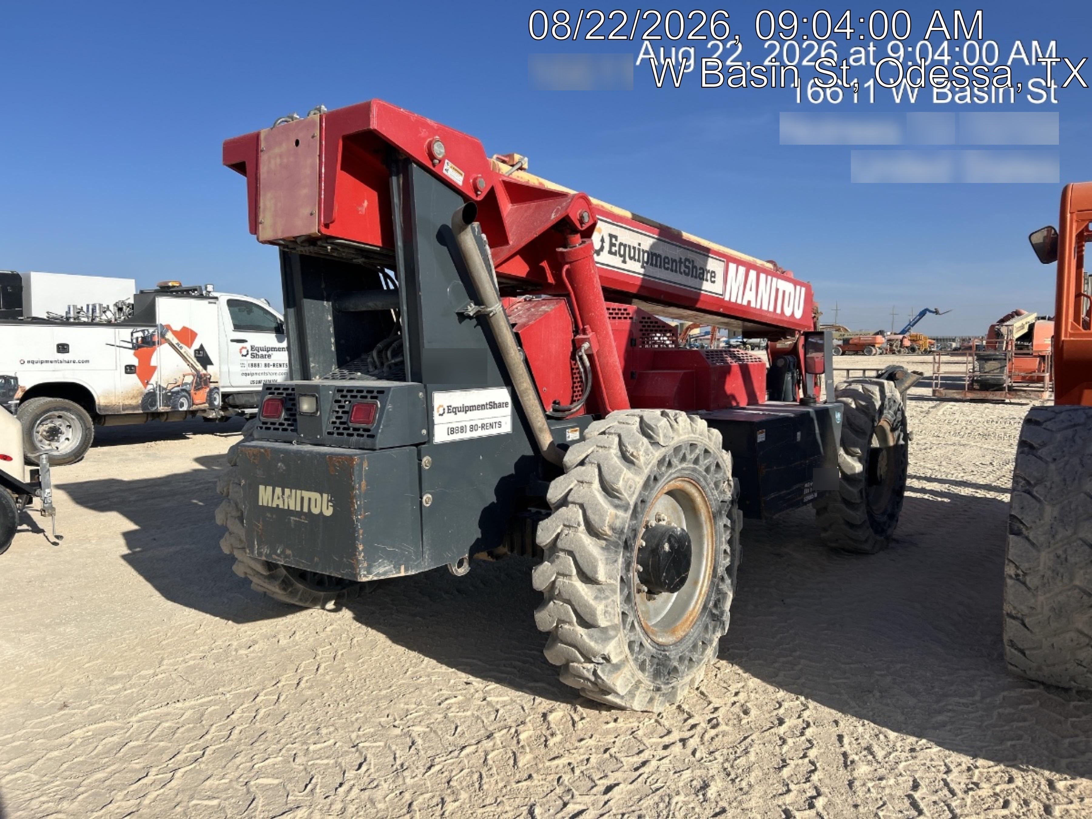 2019 Manitou MTA10055 MTA10055 - 120 HP T4, Canopy, Worklights/Strobe, Beacon, 66" Carriage, 60" Forks, Solid Tires, Lift Hook, Aux Hydraulics