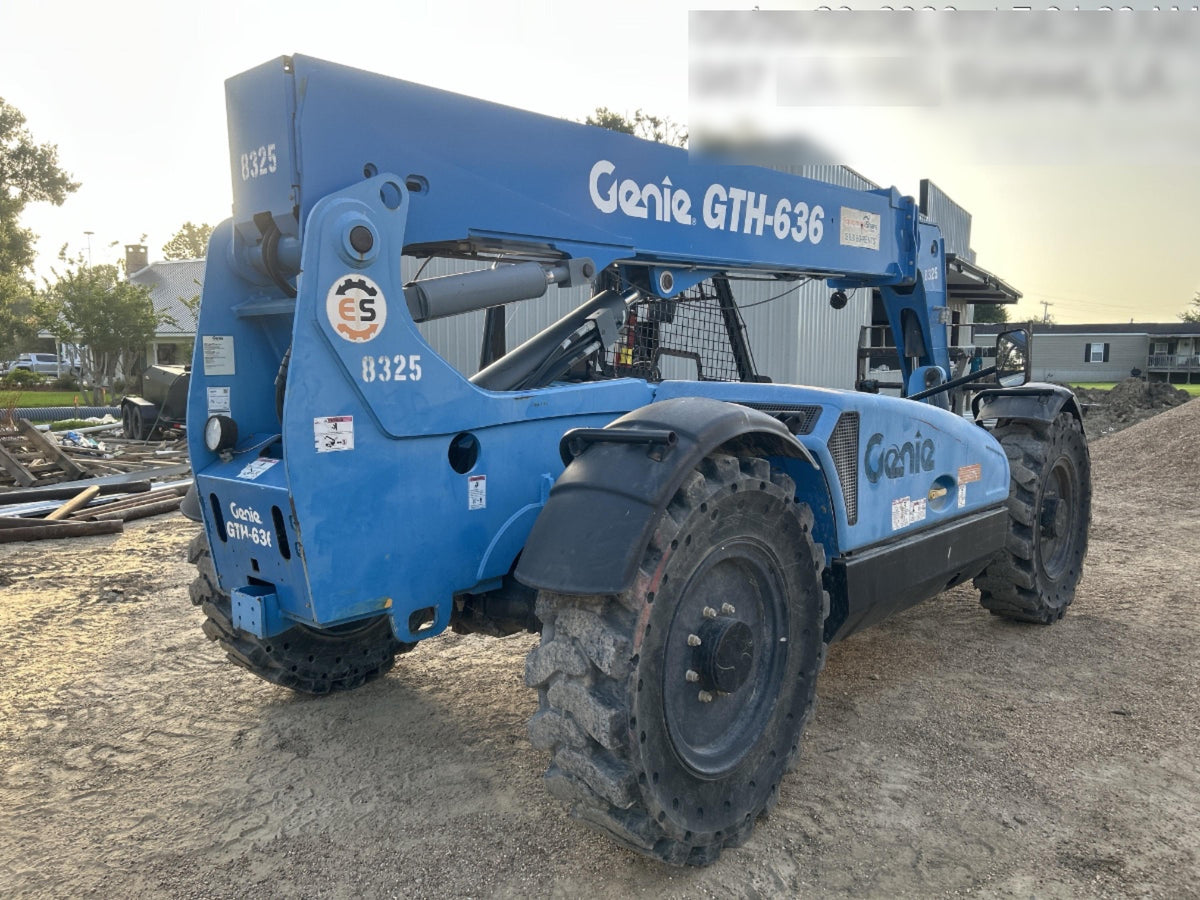 2018 Genie GTH-636 Genie GTH-636 w/Open ROPS, Solid Tires, Work Light/Beacon, 48" Carriage and Forks