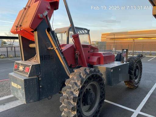2018 Manitou MTA10055 Manitou MTA 10055 w/Open ROPS, Work Lights/Strobe, Aux Hyd, Solid Tires, Lift Hook, 66" Carriage, 60" Forks
