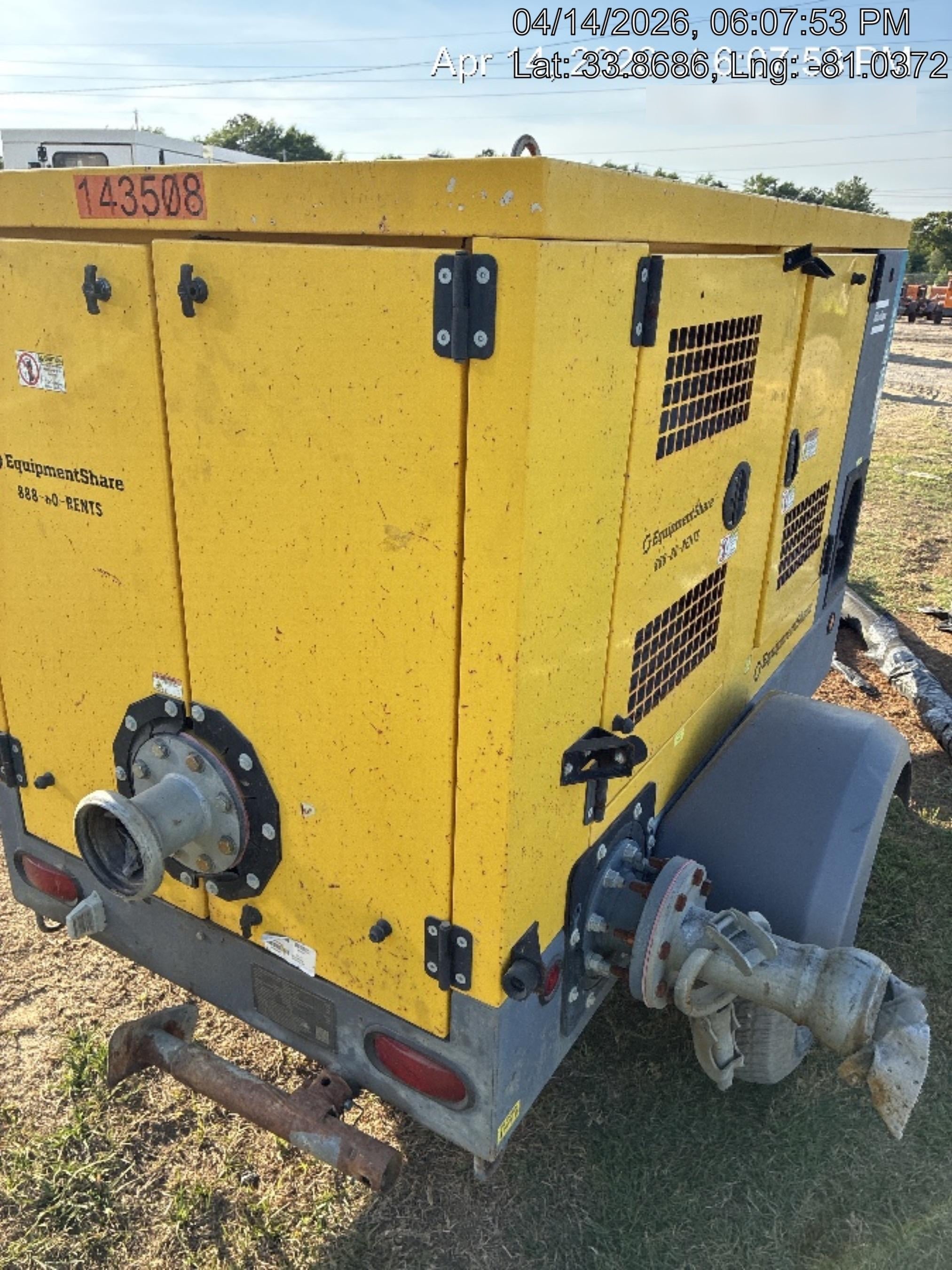 2021 ATLAS COPCO PAS 100 HF CS Enclosed