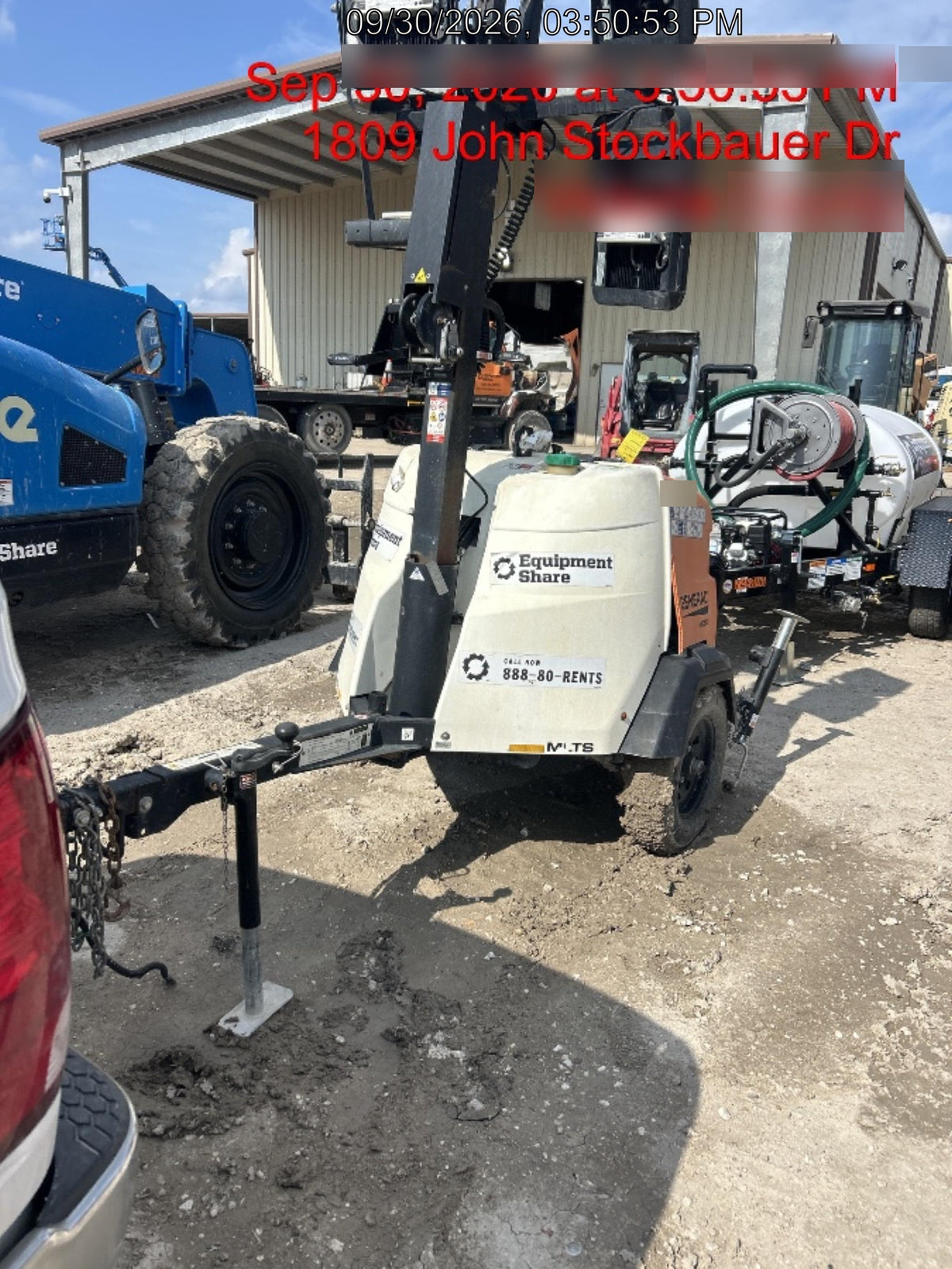 2025 Generac MLTS-4 Diesel, Mitsubishi L2E, 7.1 hp @1800 rpm, Flex Switch 120V Input, Powerzone Controller, (4) 320W LED Lights, 4kW Generator, 39.9 Gal Fuel Tank, 2" Ball, ES Decals