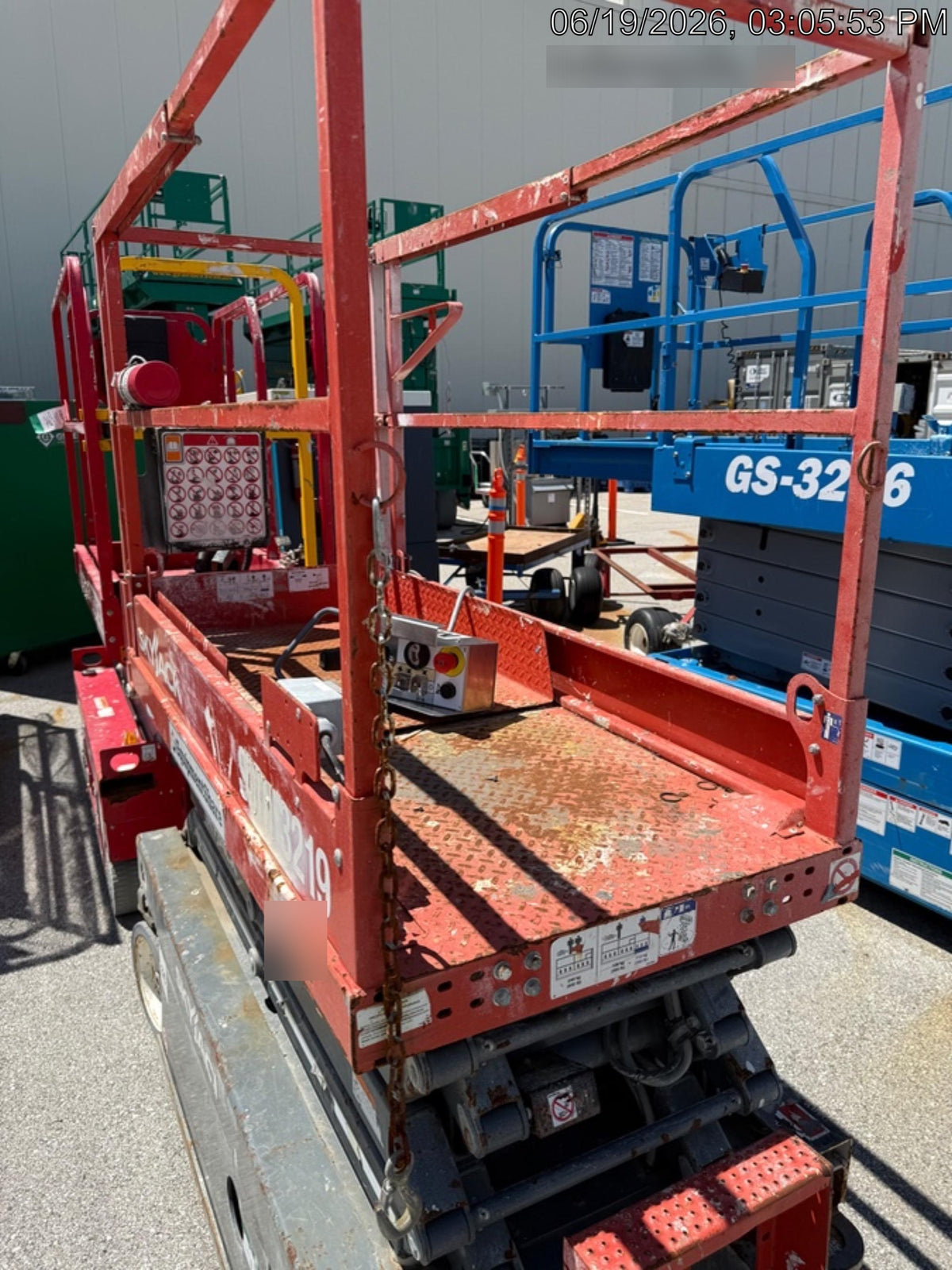 2018 Skyjack SJIII-3219 Standard Rental Specs