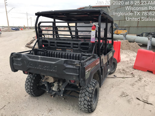 Kawasaki Mule PRO-DXT Kawasaki Mule PRO-DXT Diesel Utility Cart w/Alarm/Beacon, Hard Top, ES Track Hardware