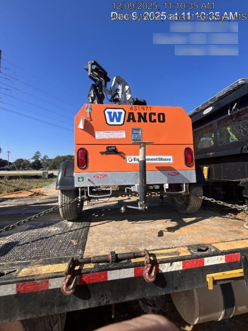 2024 Wanco WLTT-4MM4K Diesel, Deep Sea Controller, Shore Power Plug, Auto Start, (4) 350W LED Floodlights, 4kW Generator, 60 Gal Fuel Tank, 2" Ball, T3