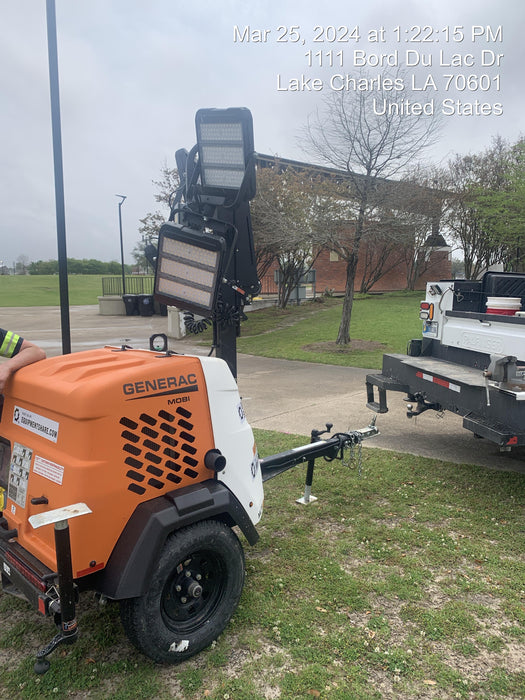 2023 Generac MLT2 Diesel, Flex Switch 120V Input, Powerzone Controller, 
(4) 320W LED Lights, 4kW Generator, 39.9 Gal Fuel Tank, 2" Ball, T3