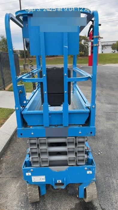 2019 Genie GS-1930 Fixed Rails with Chain Entry
