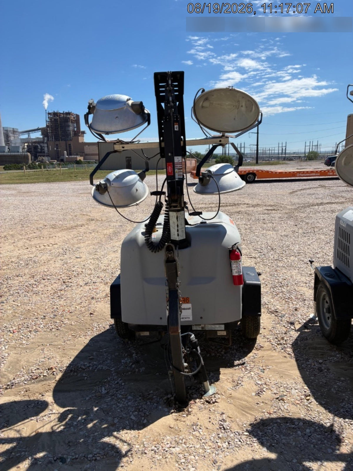 2018 Wacker Neuson LTV6L-MH Wacker Neuson LTV6L Mobile Light Tower w/Fuel Level Sensor Installed