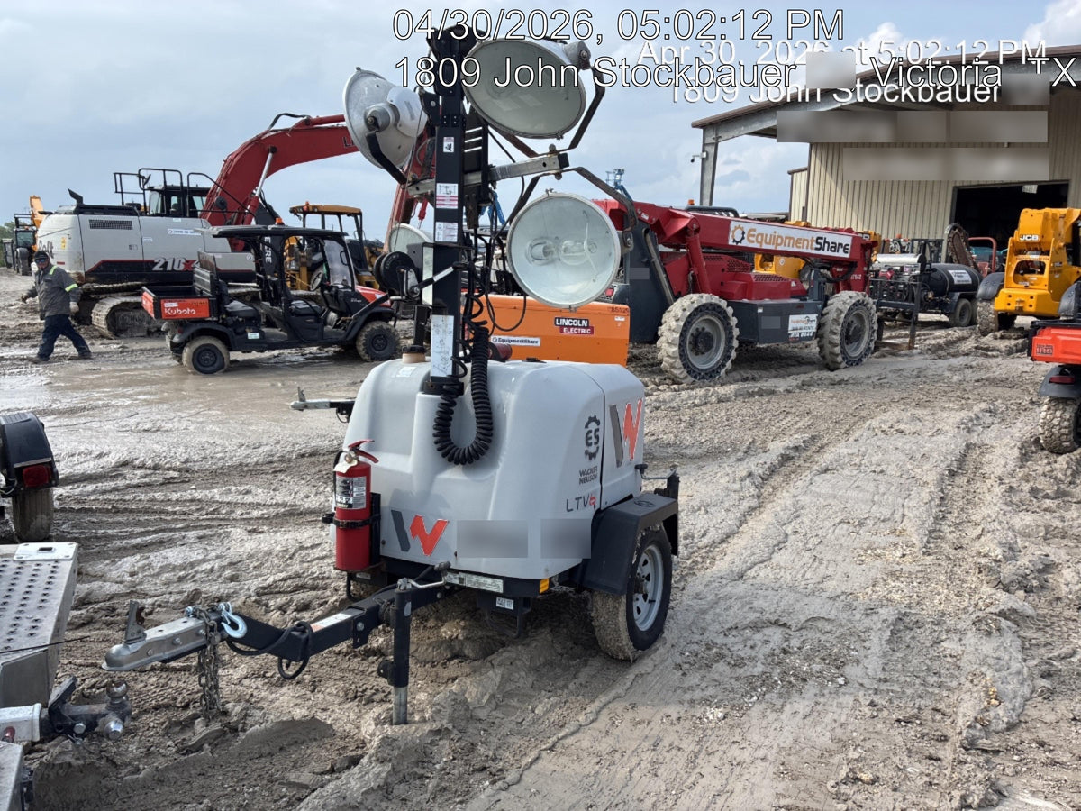 2018 Wacker Neuson LTV6L-MH Wacker Neuson LTV6L Mobile Light Tower w/Fuel Level Sensor Installed