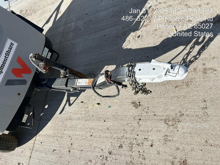 2019 Wacker Neuson LTV6L-MH Wacker Neuson LTV6L Mobile Light Tower w/Fuel Level Sensor Installed