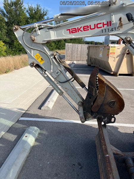 2020 Takeuchi TB-235-2CR Cab/Heat/Air, Rubber Tracks, Manual TAG QC
