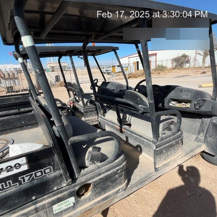 2022 Club Car CA1700D Canopy, Diesel, 4 Passenger