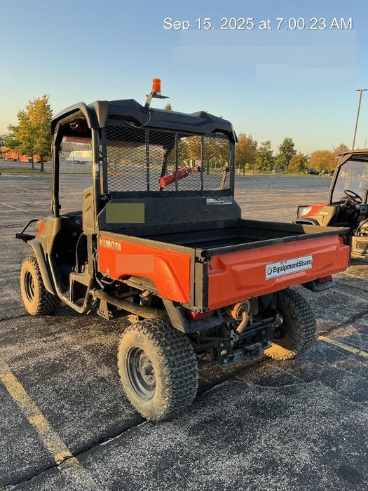 2019 Kubota RTV-XG850WL-H 4wd Utility Cart, Gas, 2 Seat, LED Strobe, Windshield Tempered Glass, Plastic Canopy, Wire Harness Kit, Backup Alarm