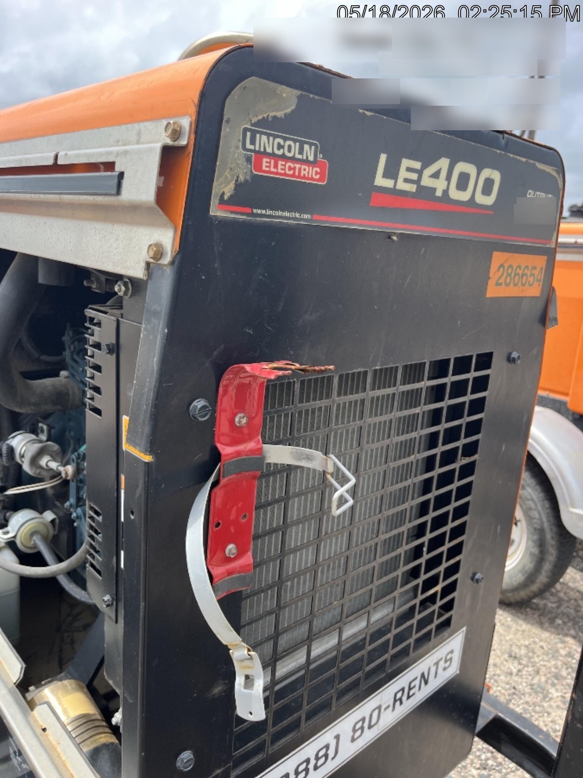 2022 Lincoln Electric LE400 Kubota V1505, Trlr, Cable Rack, Light Kit, ES Decals, T3