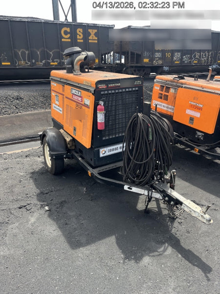 2021 Lincoln Electric Vantage 549X Ready Pak 3, ORANGE (includes trailer, cable rack, fender light kit)