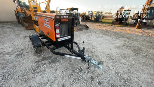 2022 Lincoln Electric LE400 Kubota V1505, Trlr, Cable Rack, Light Kit, ES Decals, T3