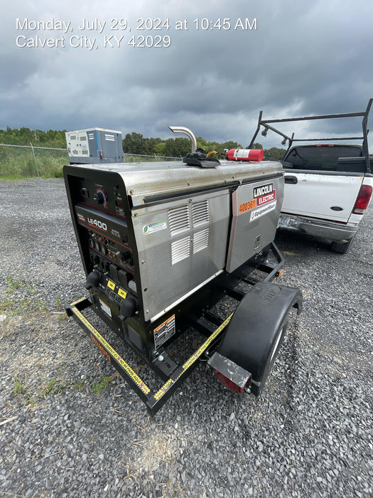 2024 Lincoln Electric LE400 Kubota V1505, Trlr, Cable Rack, Light Kit, ES Decals, T3