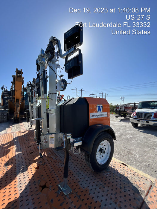 2023 Wanco WLTT-4MM4K Diesel, Deep Sea Controller, Shore Power Plug, Auto Start, (4) 350W LED Floodlights, 4kW Generator, 60 Gal Fuel Tank, 2" Ball, T3