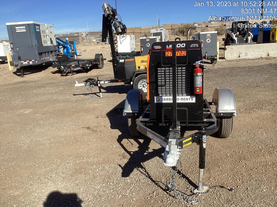 2022 Lincoln Electric LE400 Kubota V1505, Trlr, Cable Rack, Light Kit, ES Decals, T3