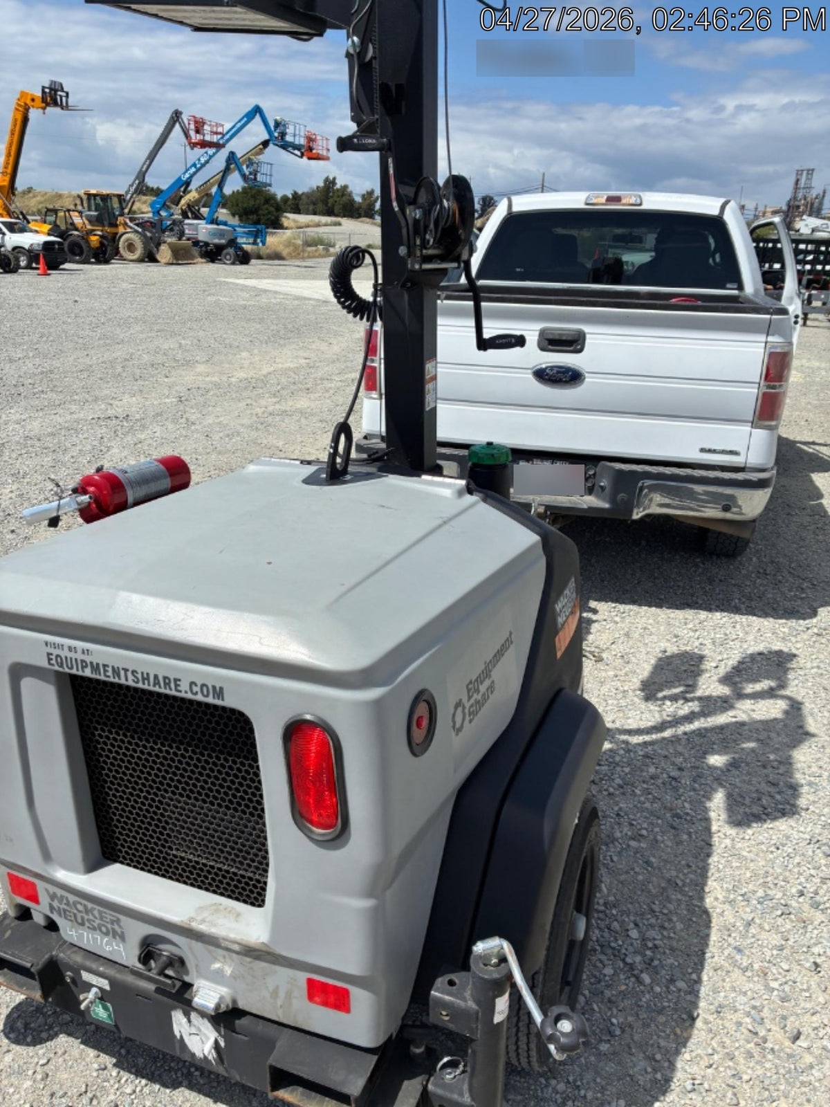 2024 Wacker Neuson LTT4 Diesel, Kohler KDW702, Deep Sea Controller, Auto Start, LED 320W, Bypass Outlet, T3