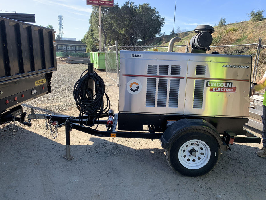 2021 Lincoln Electric Air Vantage 566 Air Vantage 566X Ready Pak 3 (includes trailer, cable rack, fender light kit); no telematics