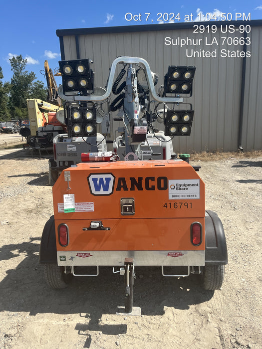 2024 Wanco WLTT-4MM4K Diesel, Deep Sea Controller, Shore Power Plug, Auto Start, (4) 350W LED Floodlights, 4kW Generator, 60 Gal Fuel Tank, 2" Ball, T3