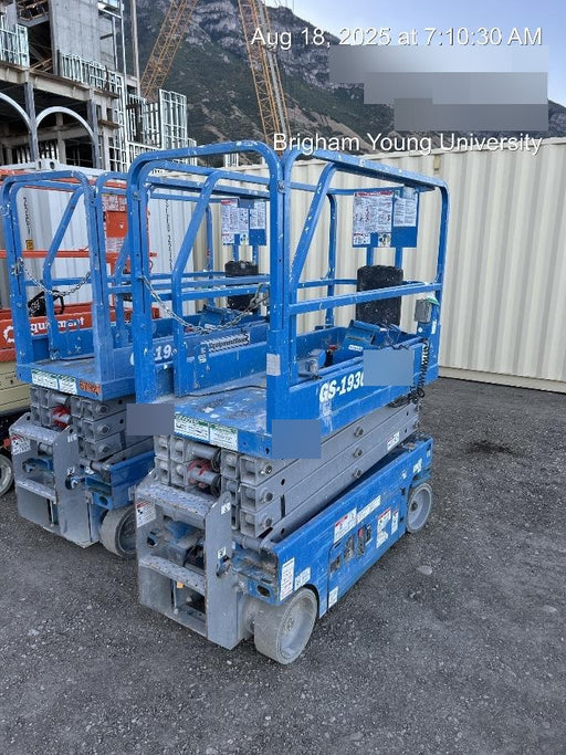 2019 Genie GS-1930 Fixed rails with chain Entry