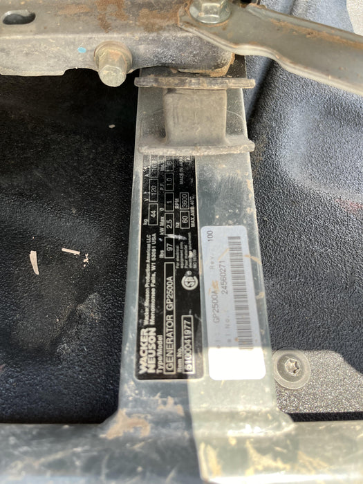 2021 WACKER NEUSON GP2500A