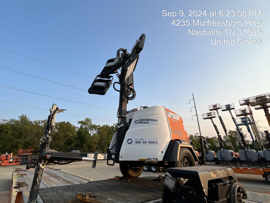 2023 Generac MLT2 Diesel, Flex Switch 120V Input, Powerzone Controller, 
(4) 320W LED Lights, 4kW Generator, 39.9 Gal Fuel Tank, 2" Ball, T3