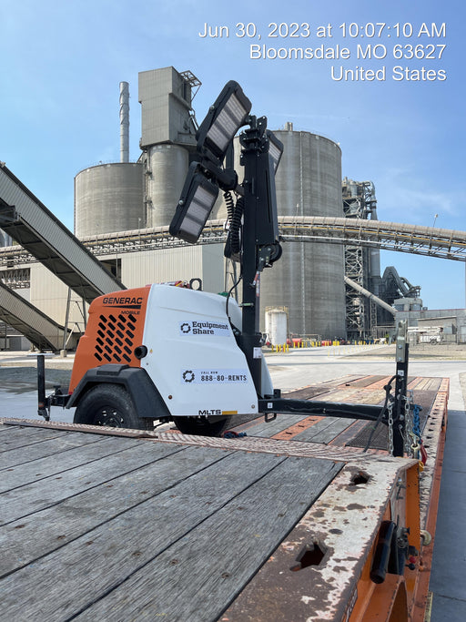 2023 Generac MLT2 Diesel, Flex Switch 120V Input, Powerzone Controller, (4) 320W LED Lights, 4kW Generator, 39.9 Gal Fuel Tank, 2" Ball, T3