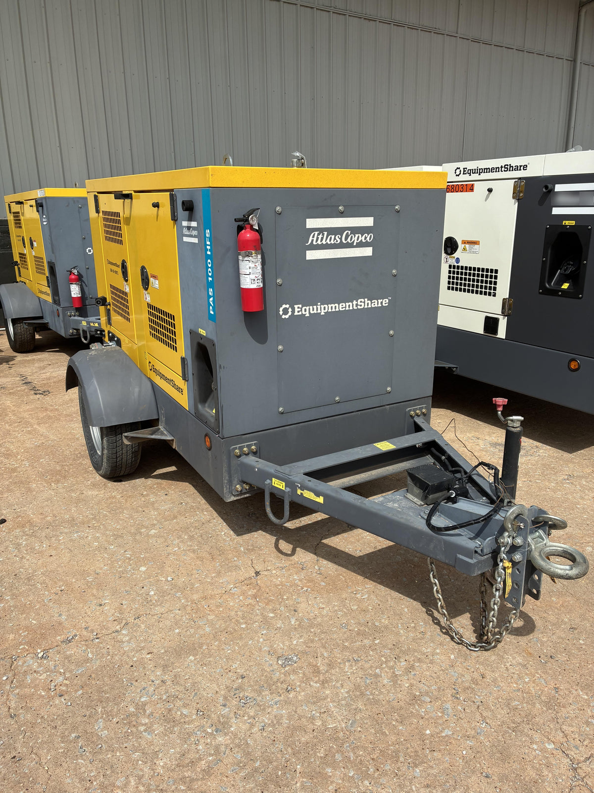2021 ATLAS COPCO PAS 100 HF CS Enclosed