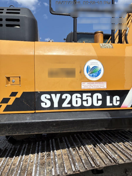 2019 SANY SY265C LC