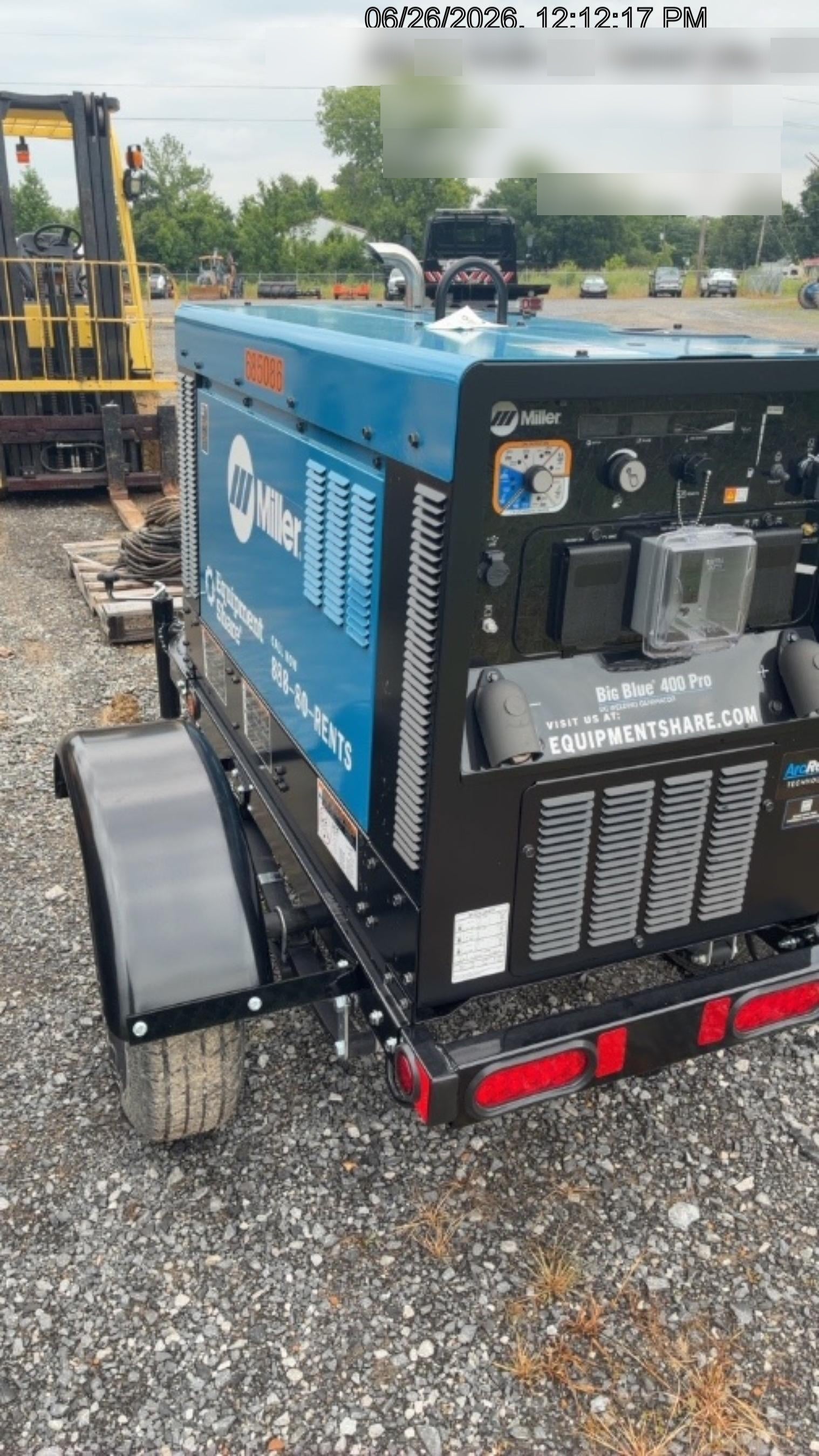 2026 MILLER ELECTRIC BIG BLUE 400