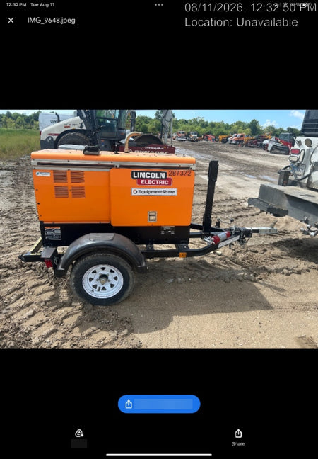 2022 Lincoln Electric LE400 Kubota V1505, Trlr, Cable Rack, Light Kit, ES Decals, T3