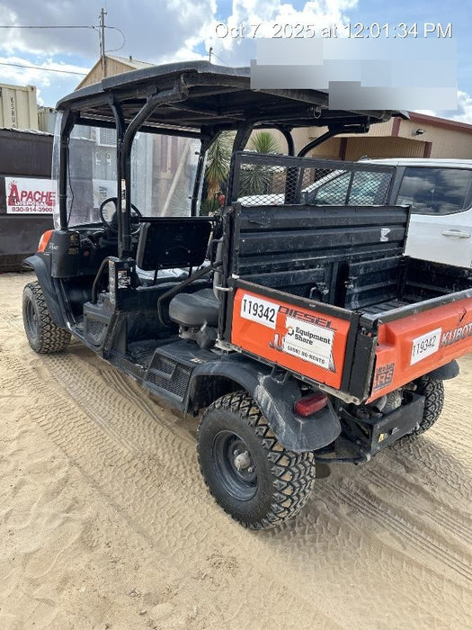 2020 Kubota RTV-X1140W-H Canopy, 4-Seater, Diesel, Windshield Acrylic Clear, LED Strobe, Backup Alarm